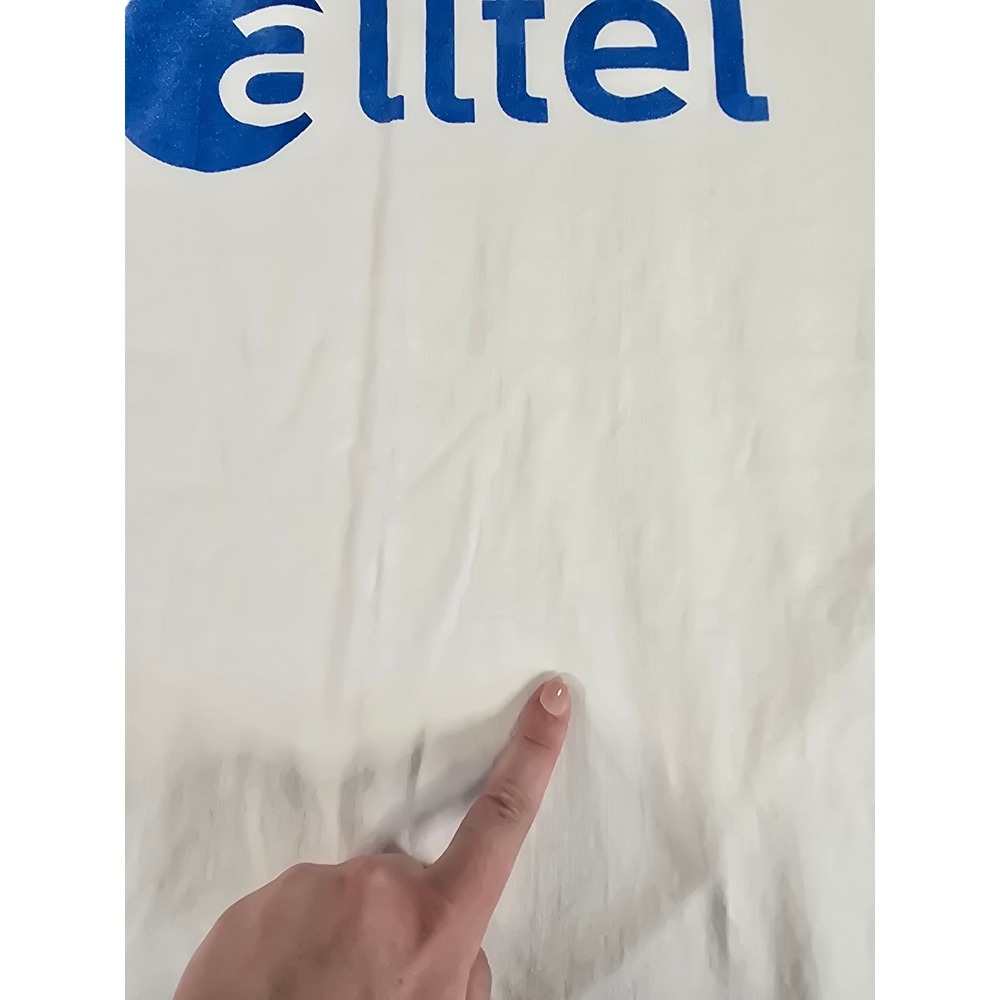 Vintage Alltel Wireless 90s/Y2K Graphic TShirt Mens XL White Cotton Fruit Loom - Picture 7 of 11